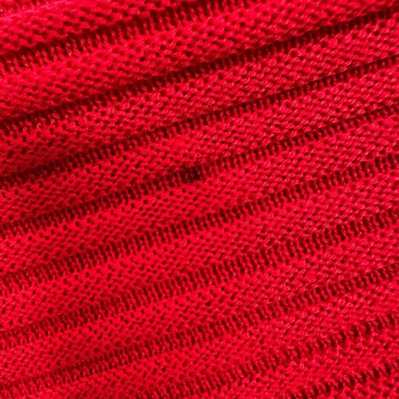 Lane Bryant Sweater Pullover Size‎ 18 20 Stretch Knit Long Bell Sleeves New Red - Picture 9 of 13